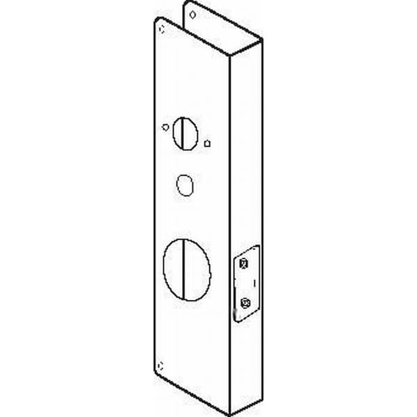 Classic Wrap Around for Cylindrical Door Lock with 2-1/8" Hole with 2-3/8" Backset and 1-3/4" Door